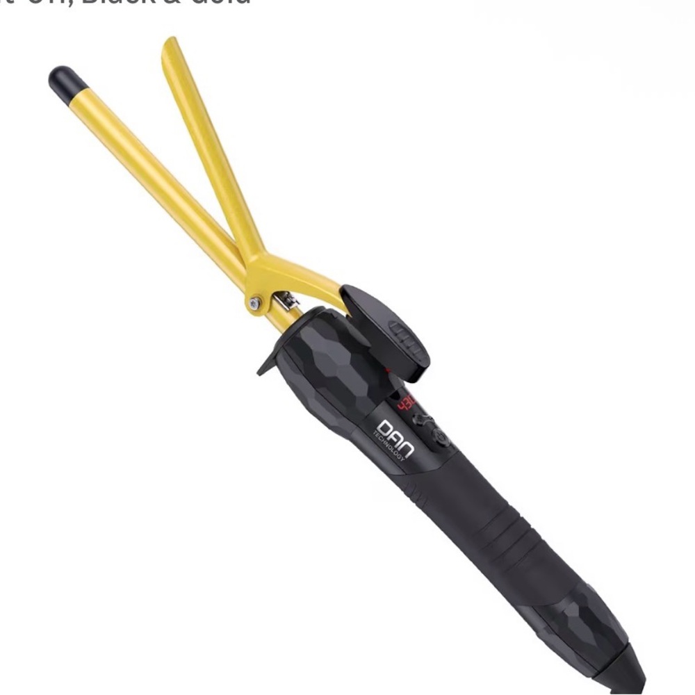 DAN Technology 1/2 Inch Curling Iron for Corkscrew Curls Tourmaline Ceramic